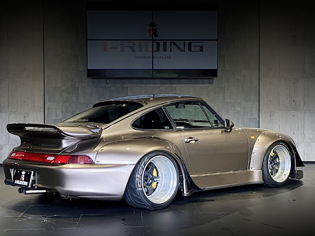 Rear exterior of RWB WIDEBODY PORSCHE 993 CARRERA 4S.