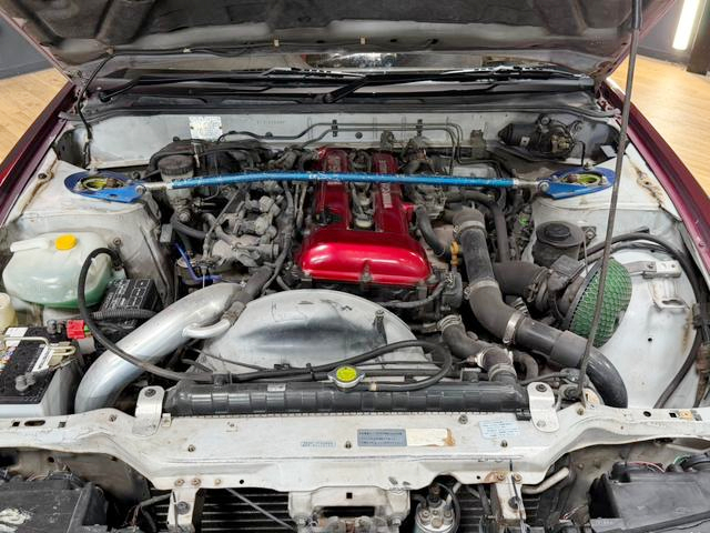 SR20DET turbo engine of S13 NISSAN SILVIA K'S.