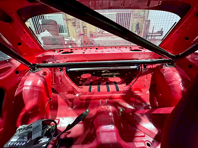 Roll cage installed S13 SILVIA.