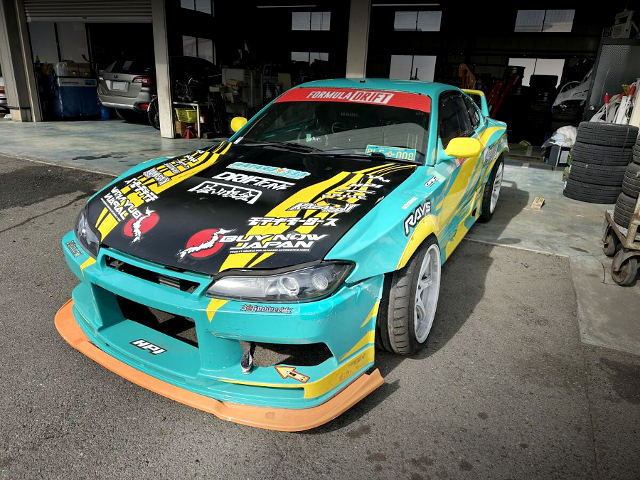 Front exterior of FORMULA DRIFT SPEC S15 SILVIA.
