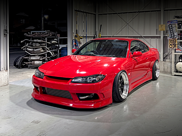 Front exterior of WIDEBODY S15 SILVIA SPEC-R.