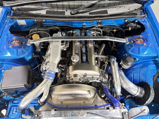 SR20DET turbo engine of ORIGIN Labo RAIJIN WIDEBODY S15 SILVIA SPEC-R.