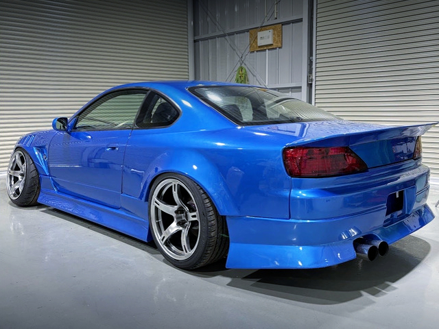 Rear exterior of ORIGIN Labo RAIJIN WIDEBODY S15 SILVIA SPEC-R.