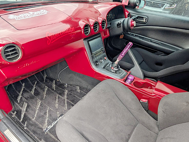 Interior of Custom WIDEBODY S15 SILVIA SPEC-S.