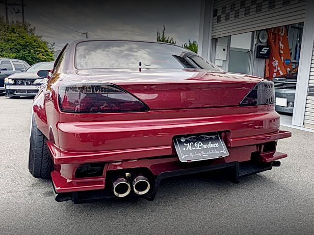 Rear exterior of Custom WIDEBODY S15 SILVIA SPEC-S.