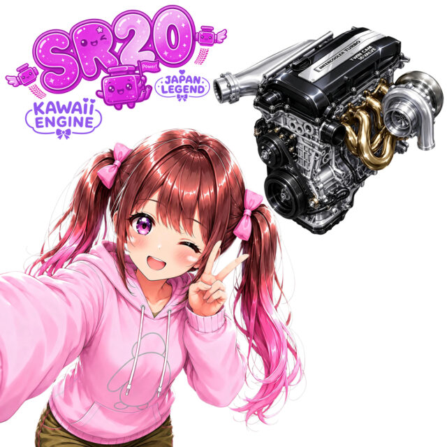 SR20×PINKちゃん カワイイエンジン