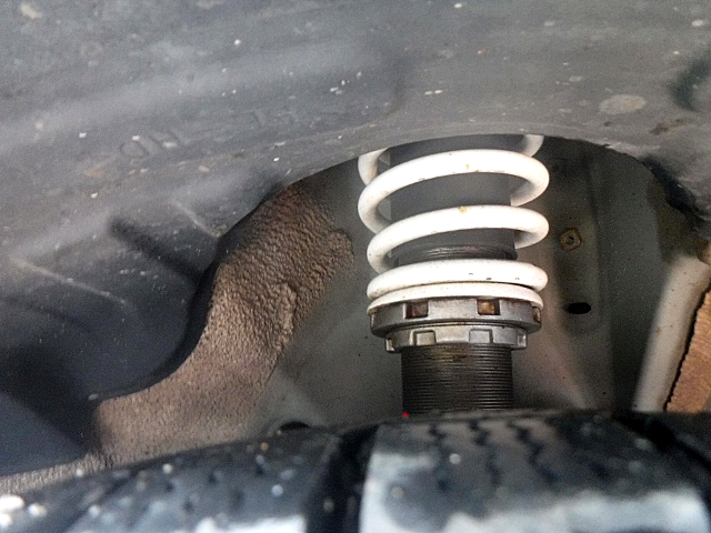 Coilover of NCP35 TOYOTA bB Z X VERSION.