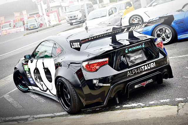Rear exterior of LB★NATION WIDEBODY ZN6 TOYOTA 86.