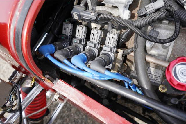 13B rotary installed Caterham Super 7.