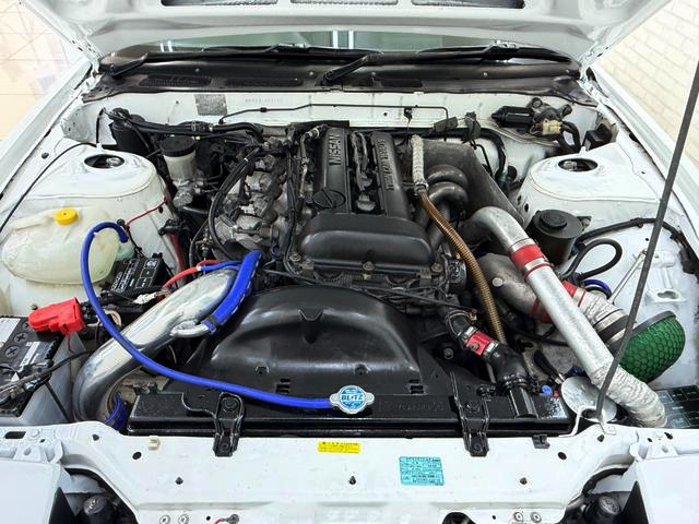 SR20DET turbo engine.