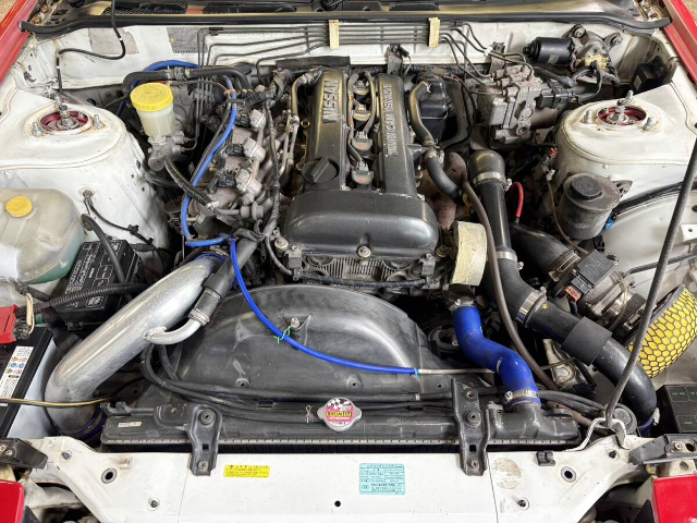 SR20 turbo engine.