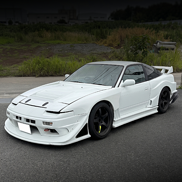 Front exterior of GP-SPORTS WIDEBODY RPS13 NISSAN 180SX TYPE-X.