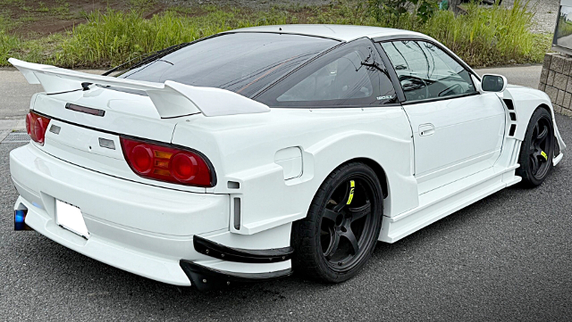 Rear exterior of GP-SPORTS WIDEBODY RPS13 NISSAN 180SX TYPE-X.