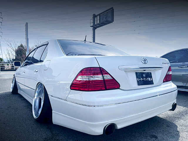 Rear exterior of Stance Custom UCF31 CELSIOR C-SPEC INTERIOR SELECTION.
