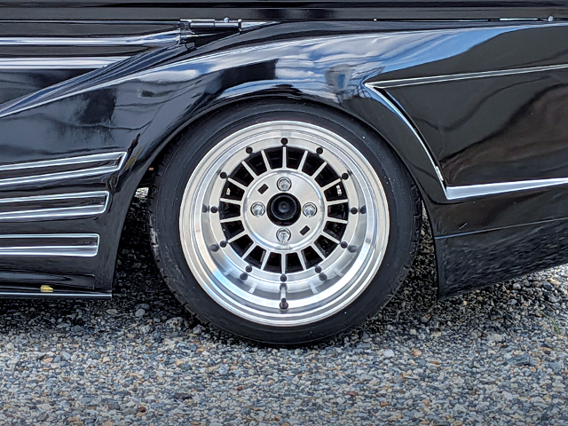 Rear Rim of HELLO SPECIAL WIDEBODY HIJET TRUCK.