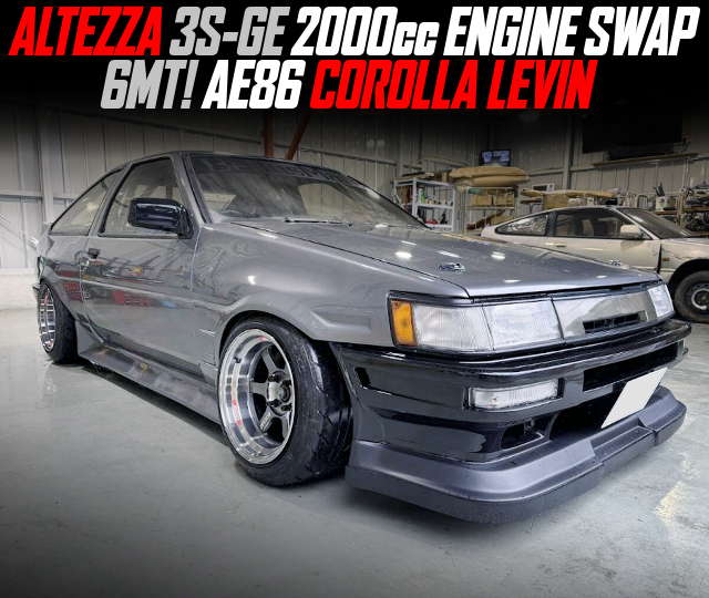 ALTEZZA 3S-GE 2000cc ENGINE and 6MT swapped AE86 COROLLA LEVIN.
