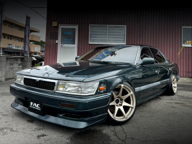 Front exterior of Stance 6th Gen NISSAN LAUREL.