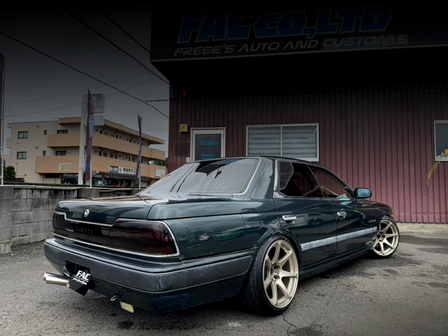 Rear exterior of Stance 6th Gen NISSAN LAUREL.