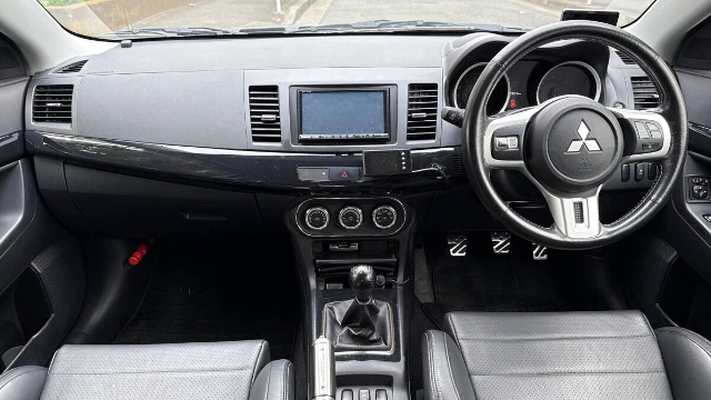 Dashboard of CZ4A LANCER EVOLUTION X GSR.