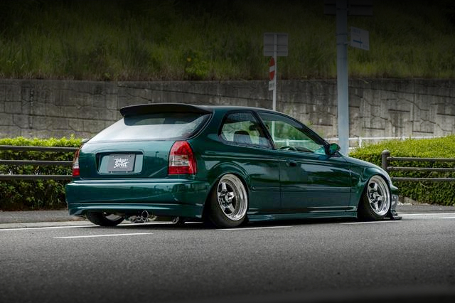 Rear exterior of EK9 CIVIC TYPE-R.
