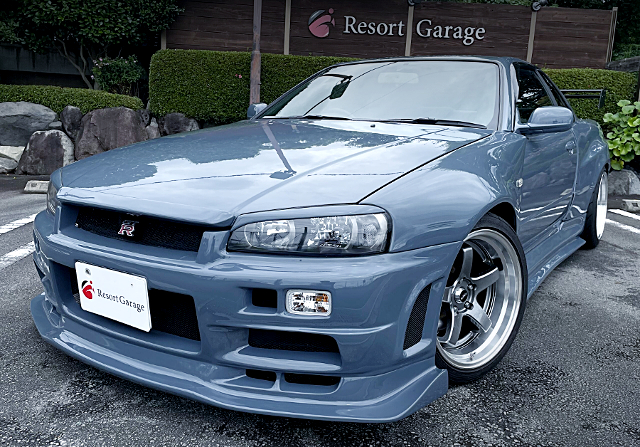 URASワイドボディキット！グレー全塗装！ER34系スカイライン2ドア25GT
