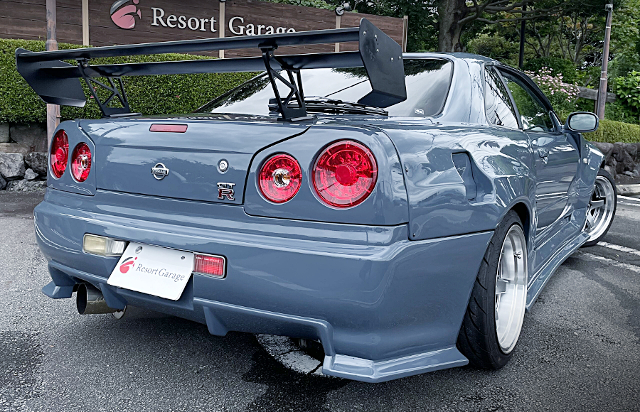 URASワイドボディキット！グレー全塗装！ER34系スカイライン2ドア25GT