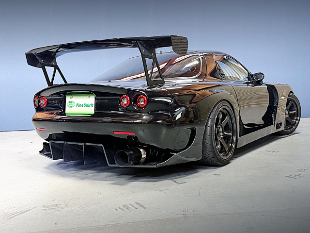 Rear exterior of RE AMEMIYA BODY KIT! FD3S RX-7 TYPE-RS.