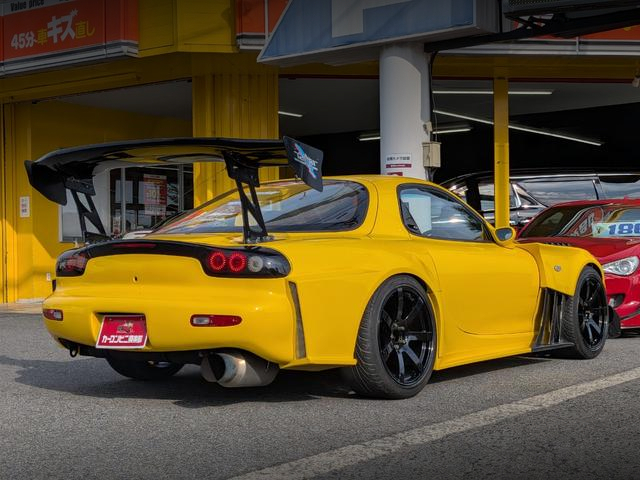 Rear exterior of TCP-MAGIC WIDEBODY FD3S RX-7 TYPE RS-R.
