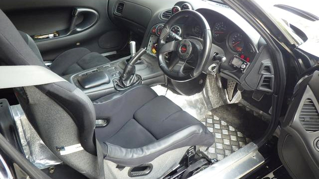 Interior of RE-AMEMIYA AD-GT WIDEBODY FD3S RX-7 TYPE-RS.