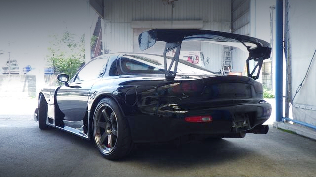 Rear Exterior of RE-AMEMIYA AD-GT WIDEBODY FD3S RX-7 TYPE-RS.
