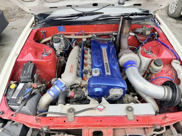 RB25 HEAD+RB26 BLOCK, and AFTERMARKET SINGLE TURBO.