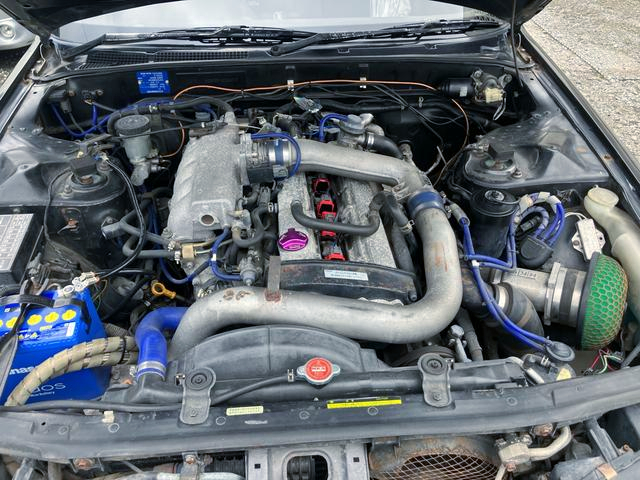 RB25 turbo engine.