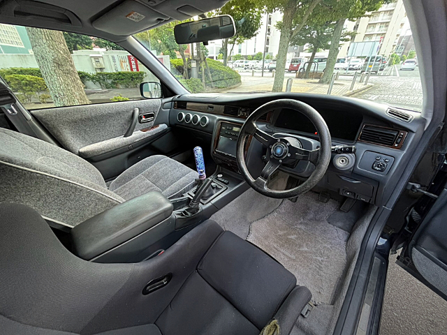 Interior of JZS151 CROWN ROYAL SALOON.