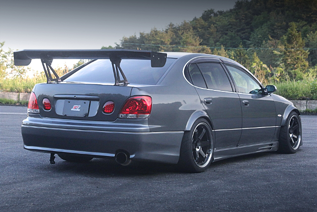 Rear exterior of LEXUS GS faced JZS160 ARISTO.