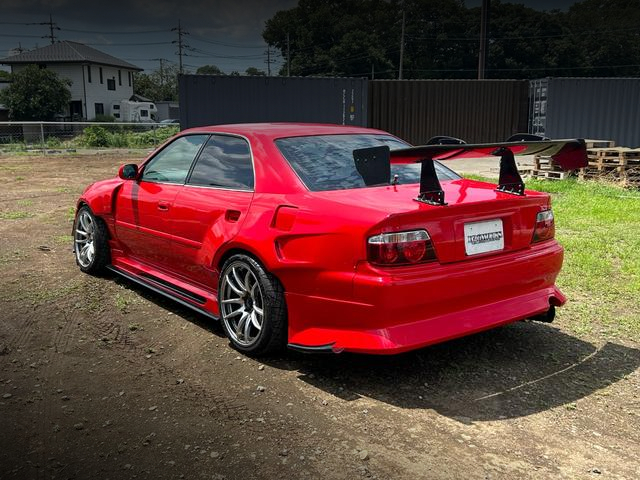 Rear exterior of KAZAMA WIDBODY JZX100 CHASER TOURER-V.