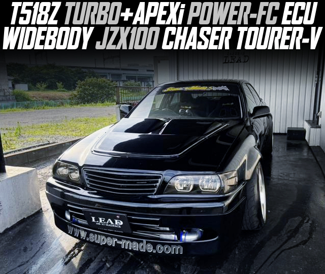 T518Z TURBO+APEXi POWER-FC ECU in the WIDEBODY JZX100 CHASER TOURER-V.