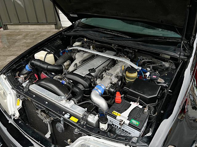 1JZ-GTE turbo engine.