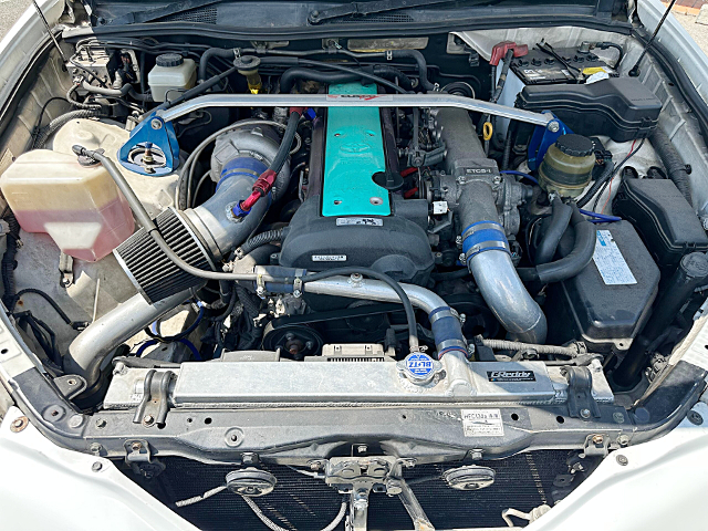 1JZ-GTE+AFTERMARKET TURBOCHARGER.