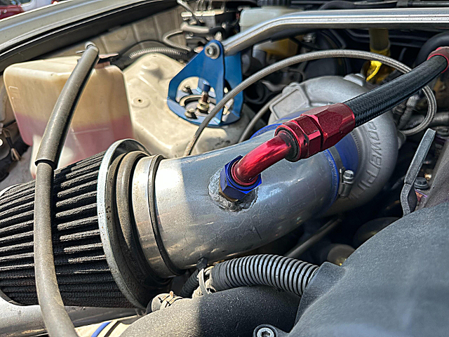 AFTERMARKET TURBOCHARGER on 1JZ-GTE.
