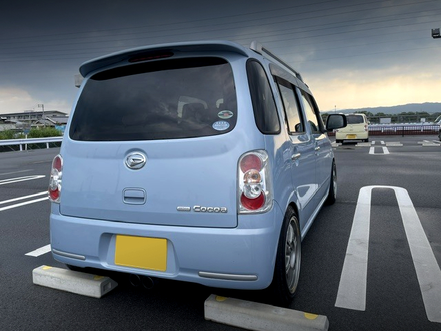 Rear exterior of L675S MIRA COCOA PLUS X.