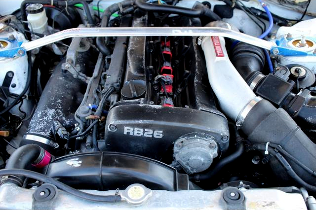 R33 GT-R RB26 TWIN TURBO ENGINE.