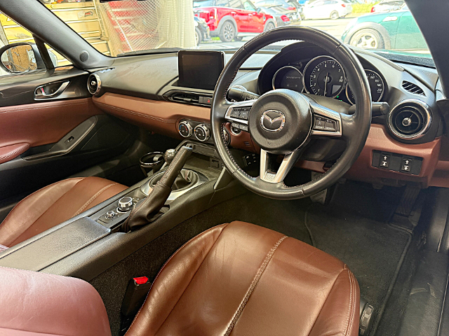 Interior of NDERC MAZDA ROADSTER RF.
