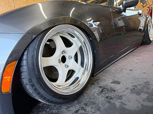WORK rims of NDERC MAZDA ROADSTER RF.