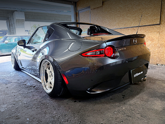 Rear exterior of NDERC MAZDA ROADSTER RF.