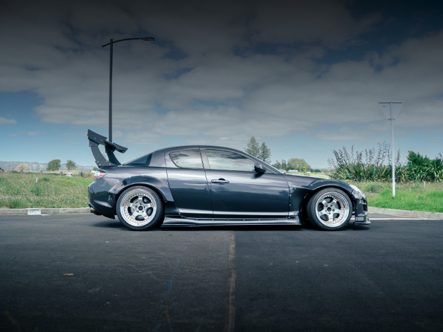 Side exterior of PANDEM WIDEBODY SE3P RX-8.