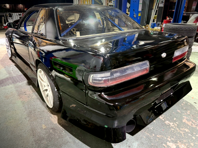 Rear exterior of S13 NISSAN SILVIA.