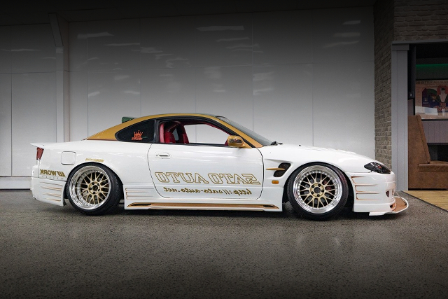 Right-Side exterior of S15 SILVIA SPEC-R - Widebody Show Car.