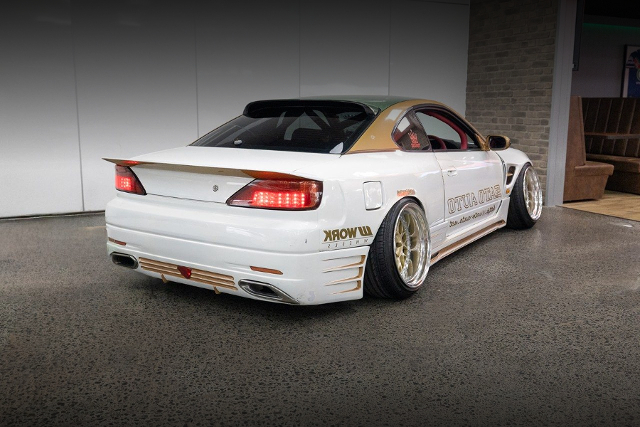 Rear exterior of S15 SILVIA SPEC-R - Widebody Show Car.