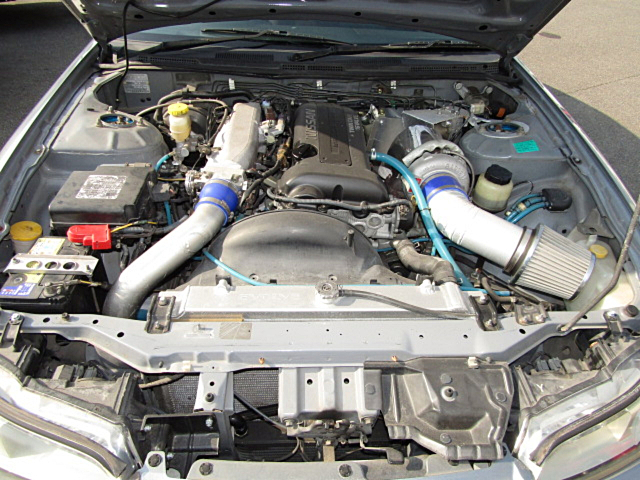 SR20 With HKS 2.2L STROKER KIT and AFTERMARKET TURBOCHARGER.