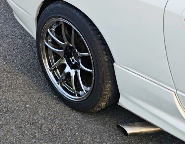 Rim and Side exit exhaust of S15 NISSAN SILVIA.